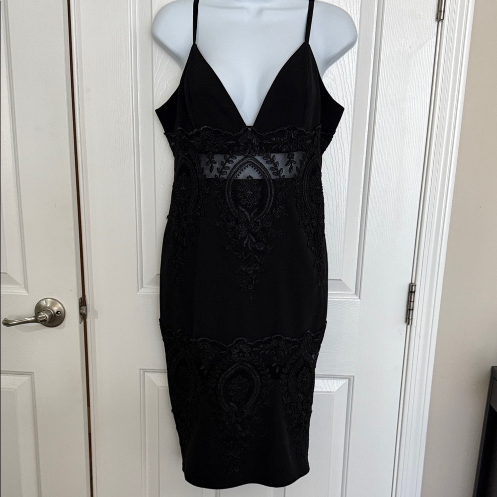 Lulu's Black Elegant Dress